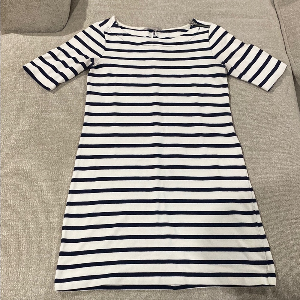 Woman’s GAP Navy and White Striped Dress